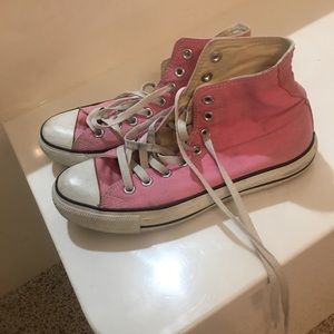 Pink Converse High Tops